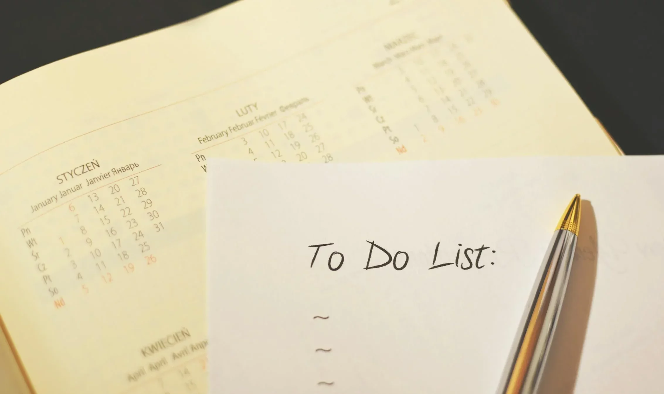 Make A To-Do List Set Clear, Realistic Goals