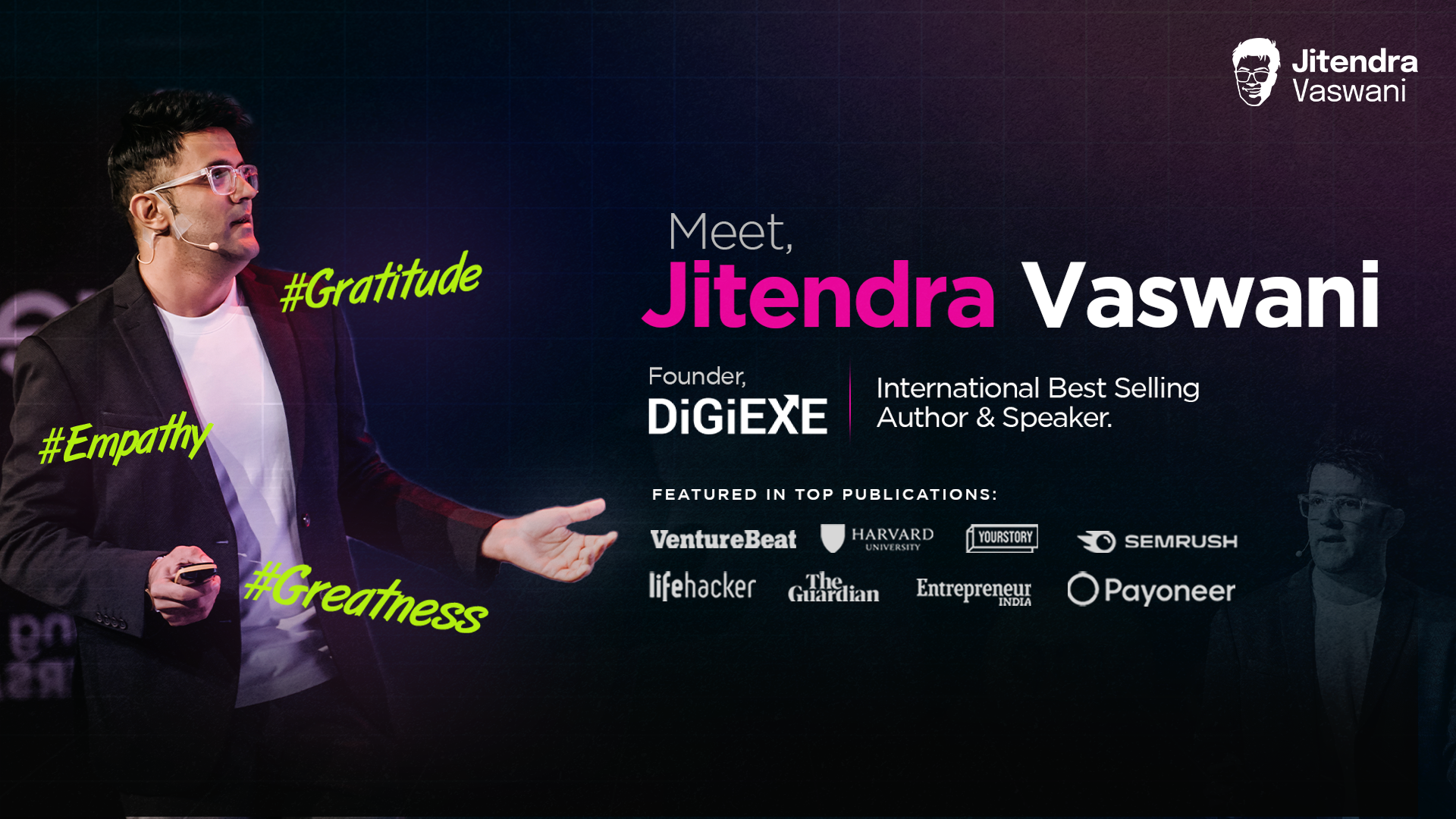 Jitendra Vaswani AffiliateBooster CEO