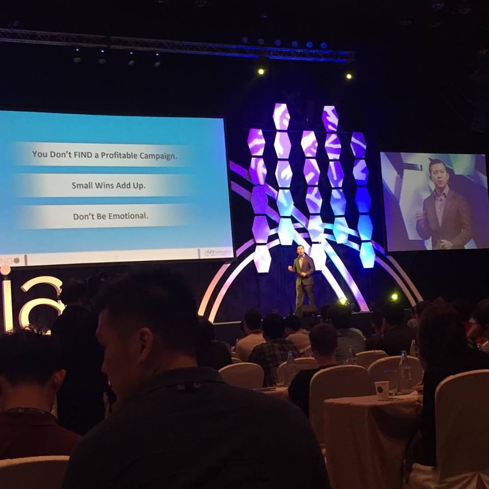 Charles ngo speaking at AWA Bangkok