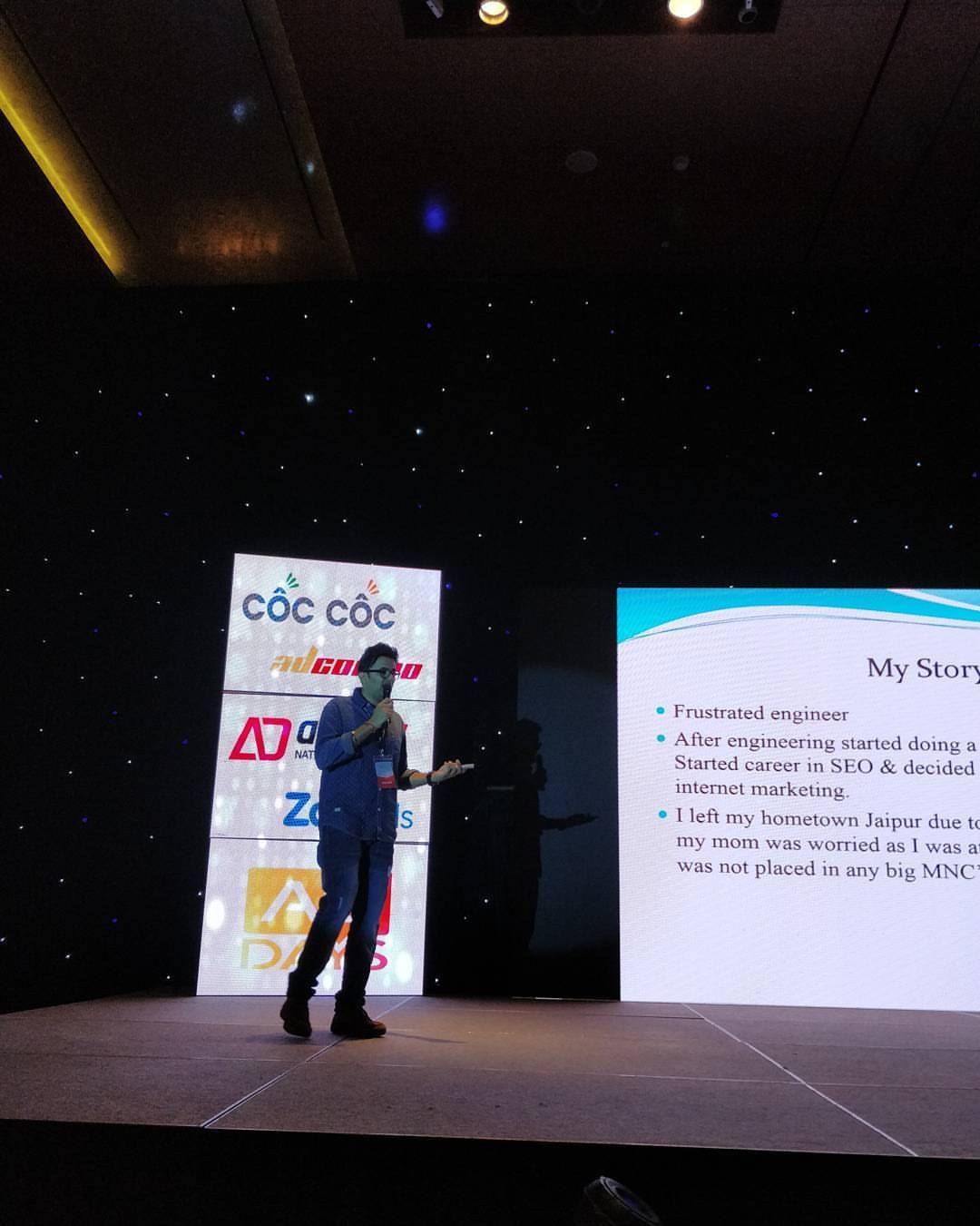 Jitendra vaswani speaking at addays