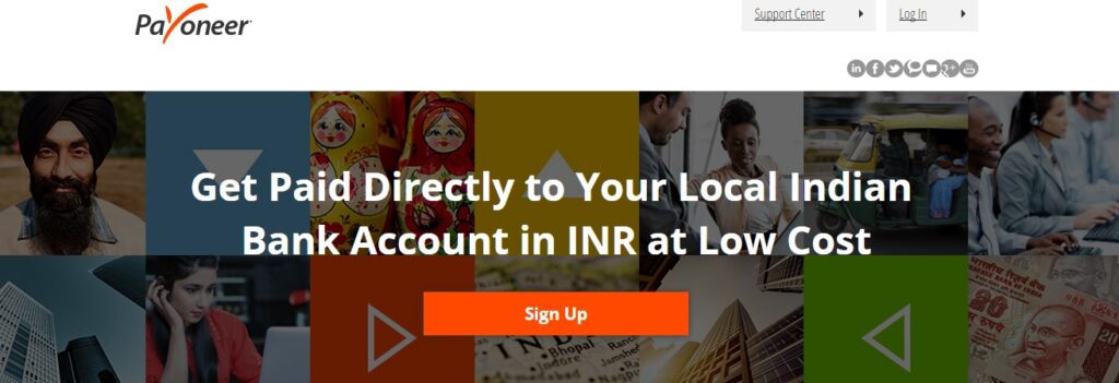 payoneer india payment system