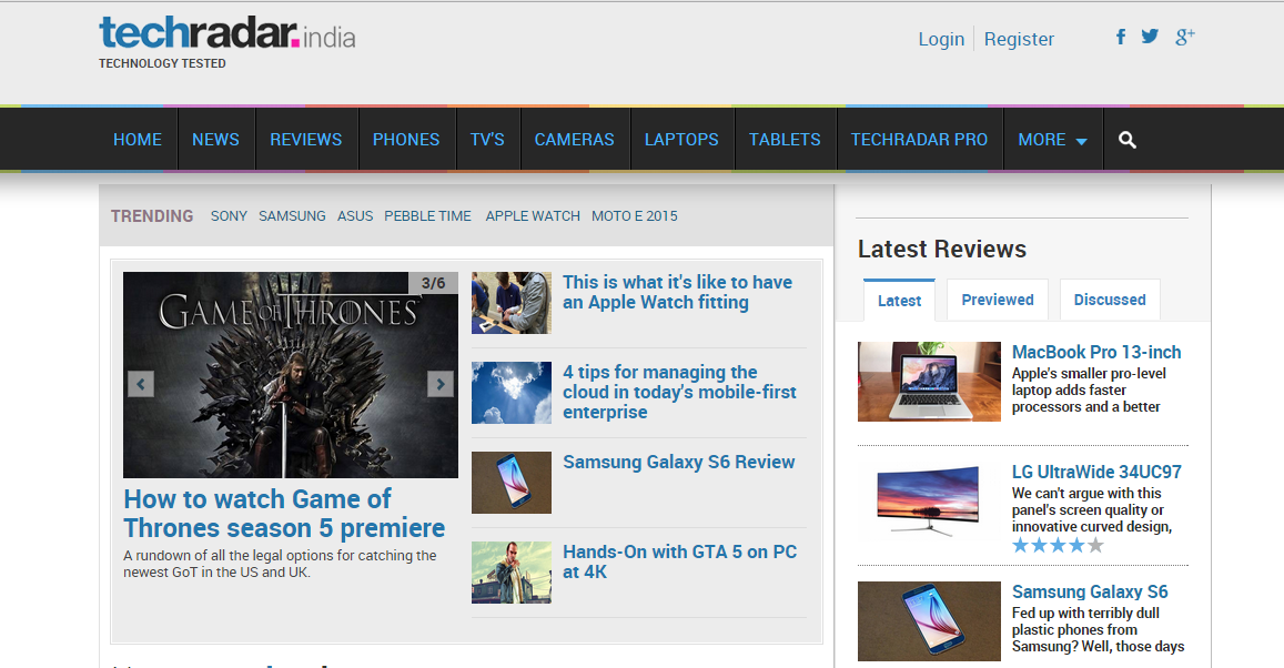 techradar - Best Tech Websites
