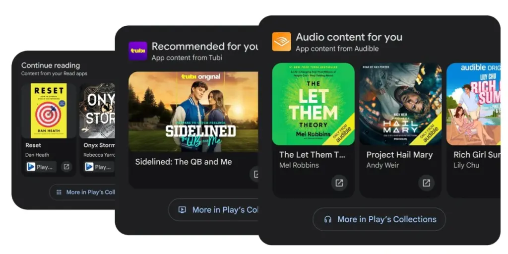 Google Play personlisation