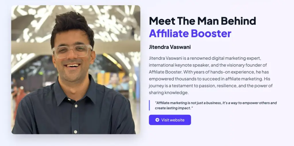 The Promise to Affiliate Marketers