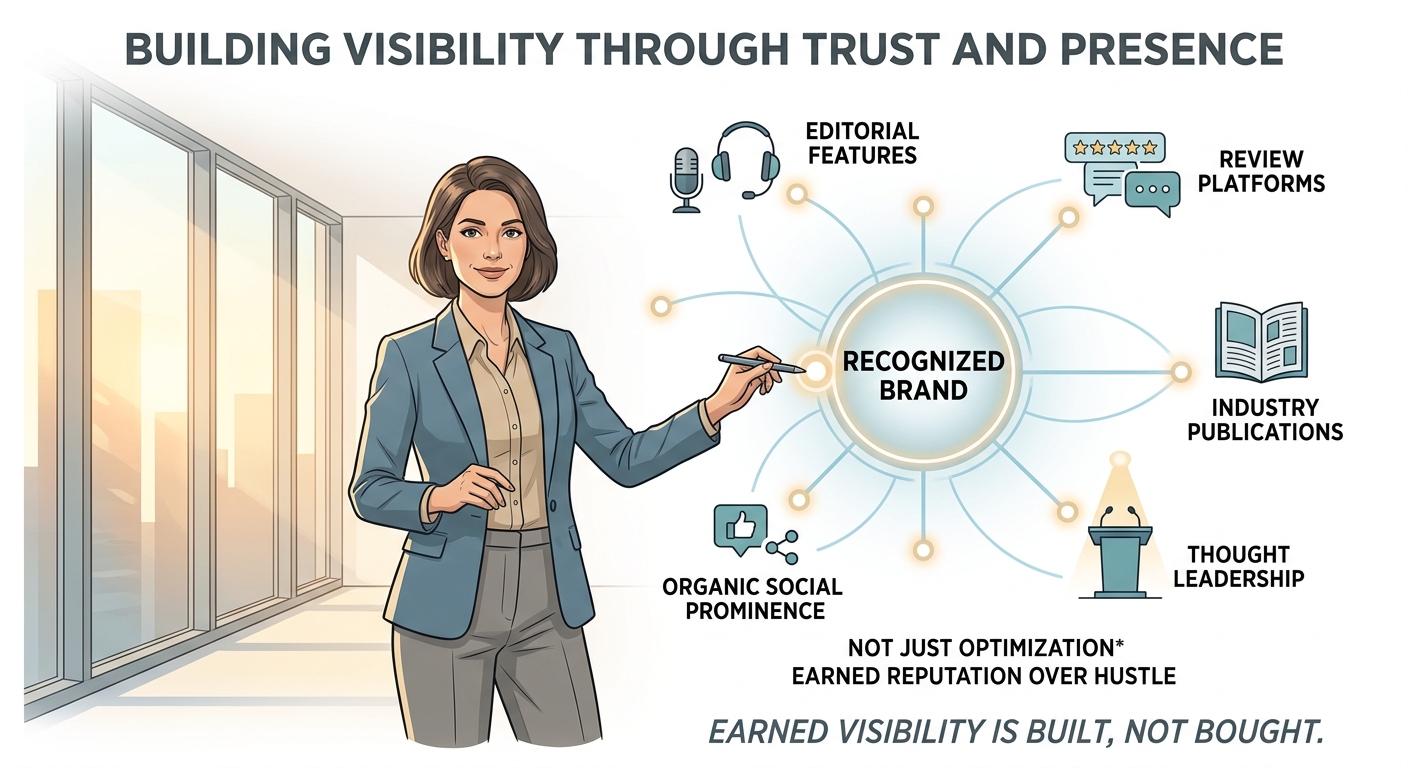 What Actually Earns AI Visibility