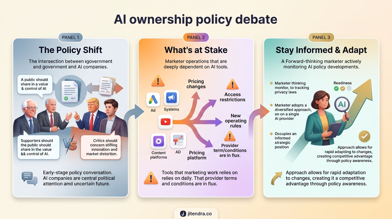 Bernie Sanders and Trump Float Public Ownership of AI Companies: Why Marketers Should Watch
