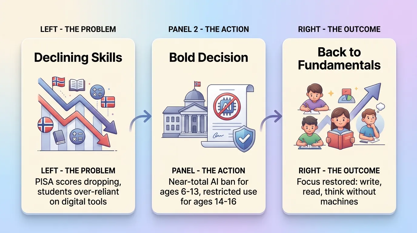 Norway Bans AI in Schools for Kids Ages 6–13