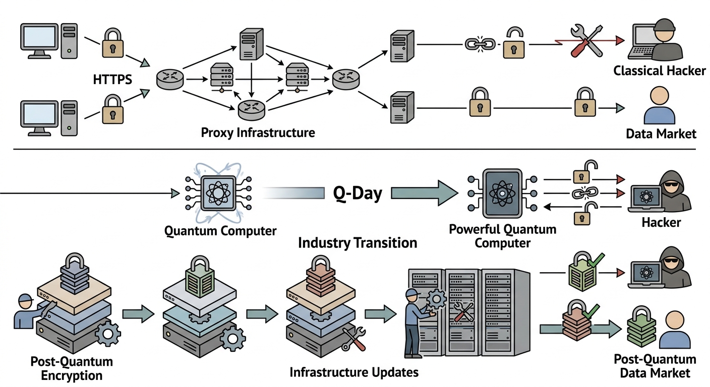 Why Quantum Matters for the Proxy and Data Market